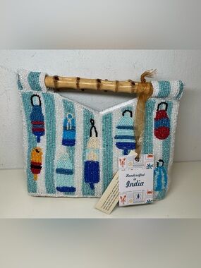 Handcrafted Beaded Women’s Clutch Bag